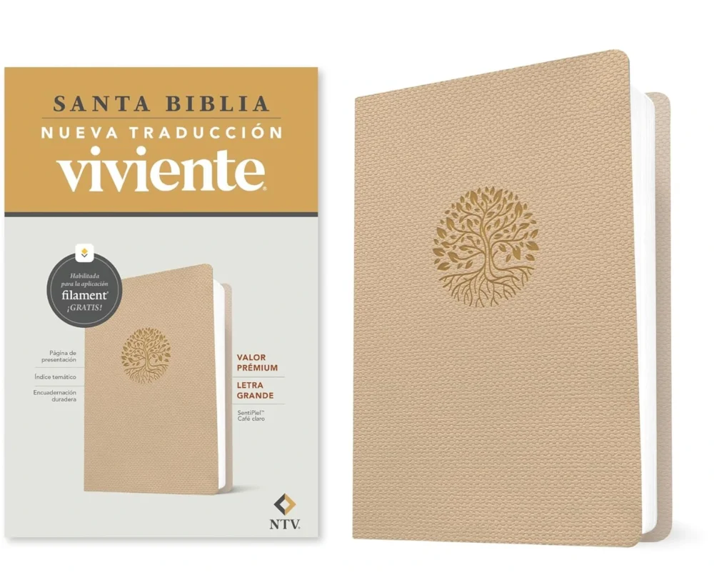 santa biblia valor premium letra grande ultrafina ntv – imitacion cafe claro