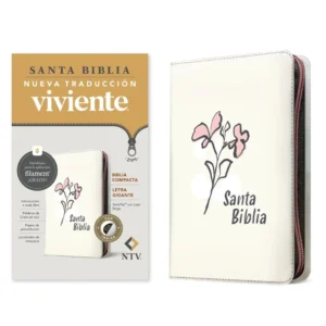 biblia ntv letra grande compacta con cierre – imitacion beige