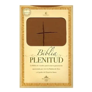 biblia de estudio plenitud rvr60 i/piel café tamaño personal