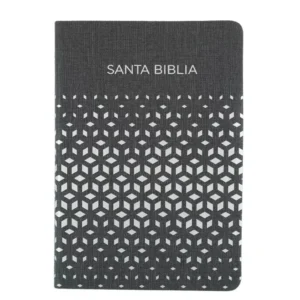 santa biblia rv1960 para regalos y premios – simil piel negro/plata