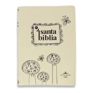 biblia rosa compacta vinílica tapa flex reina valera 1960 beige