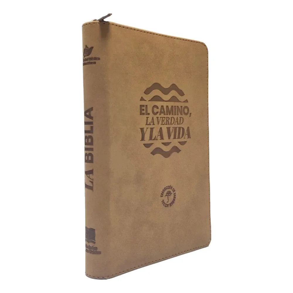 biblia traducción al lenguaje actual letra grande con cierre color