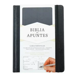 biblia de apuntes rvr 1960 – negro símil piel