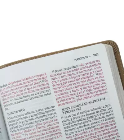 Biblia NBLA Ultrafina Letra Grande – Imitacion Piel Beige - Image 4
