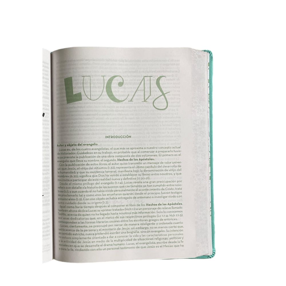 Biblia Arte RVC Simil Piel Aqua de apuntes - Image 4