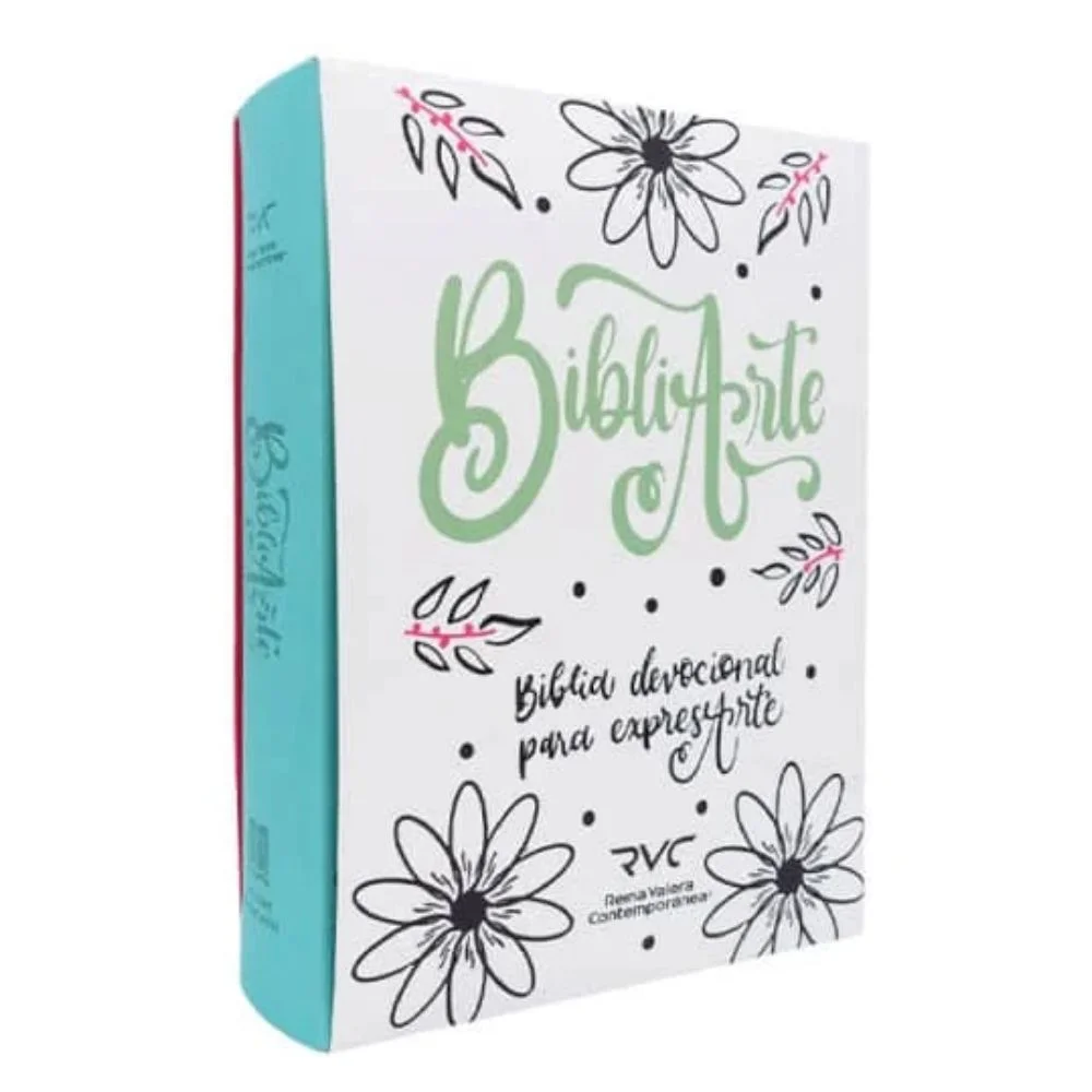 Biblia de Arte versión RVC, color aqua tapa dura