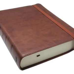 Biblia de apuntes RV1960 color marrón tapa blanda
