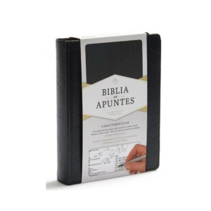 Biblia de Apuntes, Negro Símil Piel, RV1960