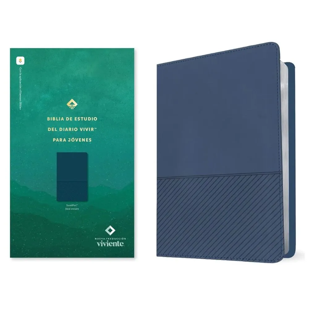 Biblia de estudio del diario vivir para jóvenes, versión NTV, con filament
