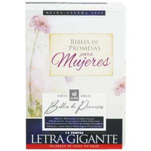 Biblia de promesas para mujer RV1960, floral