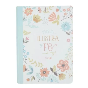 Biblia ilustra tu fe NVI– imitación piel floral