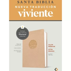 Biblia letra grande ultrafina NTV– color cafe claro