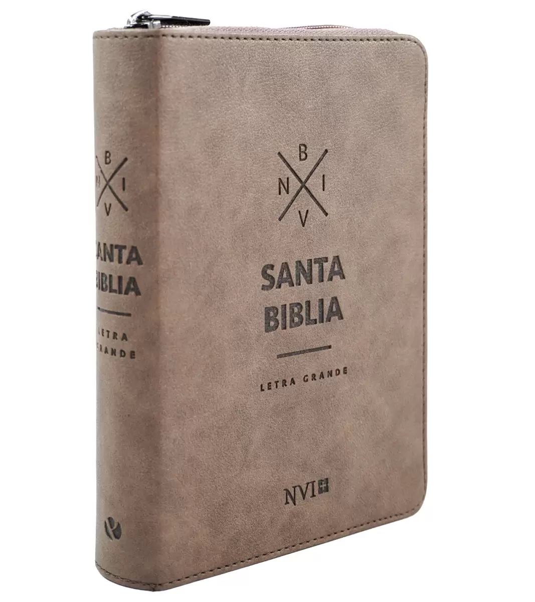 Biblia NVI Letra Grande, Tamaño Compacto con Cierre – Marron - Image 2