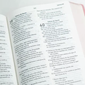 biblia el mensaje – tapa dura rosa floral