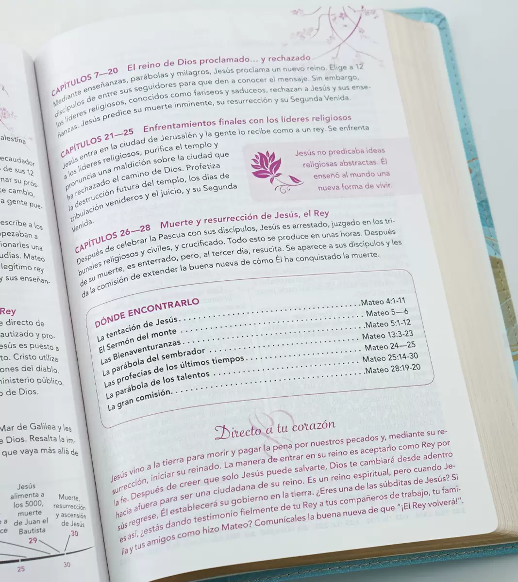 Biblia una Mujer Conforme al Corazon de Dios RV1960 – Duotono Petalos - Image 5