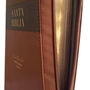 biblia reina valera 1960 letra grande 14 pts cierre tricolor