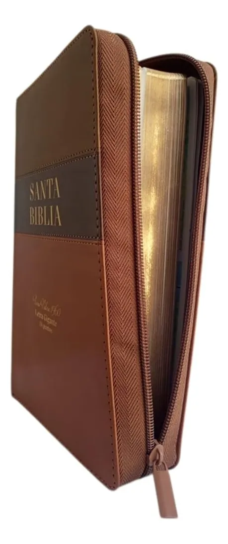 Biblia RV1960 Letra Grande 14 Pts Cierre Tricolor - Image 2