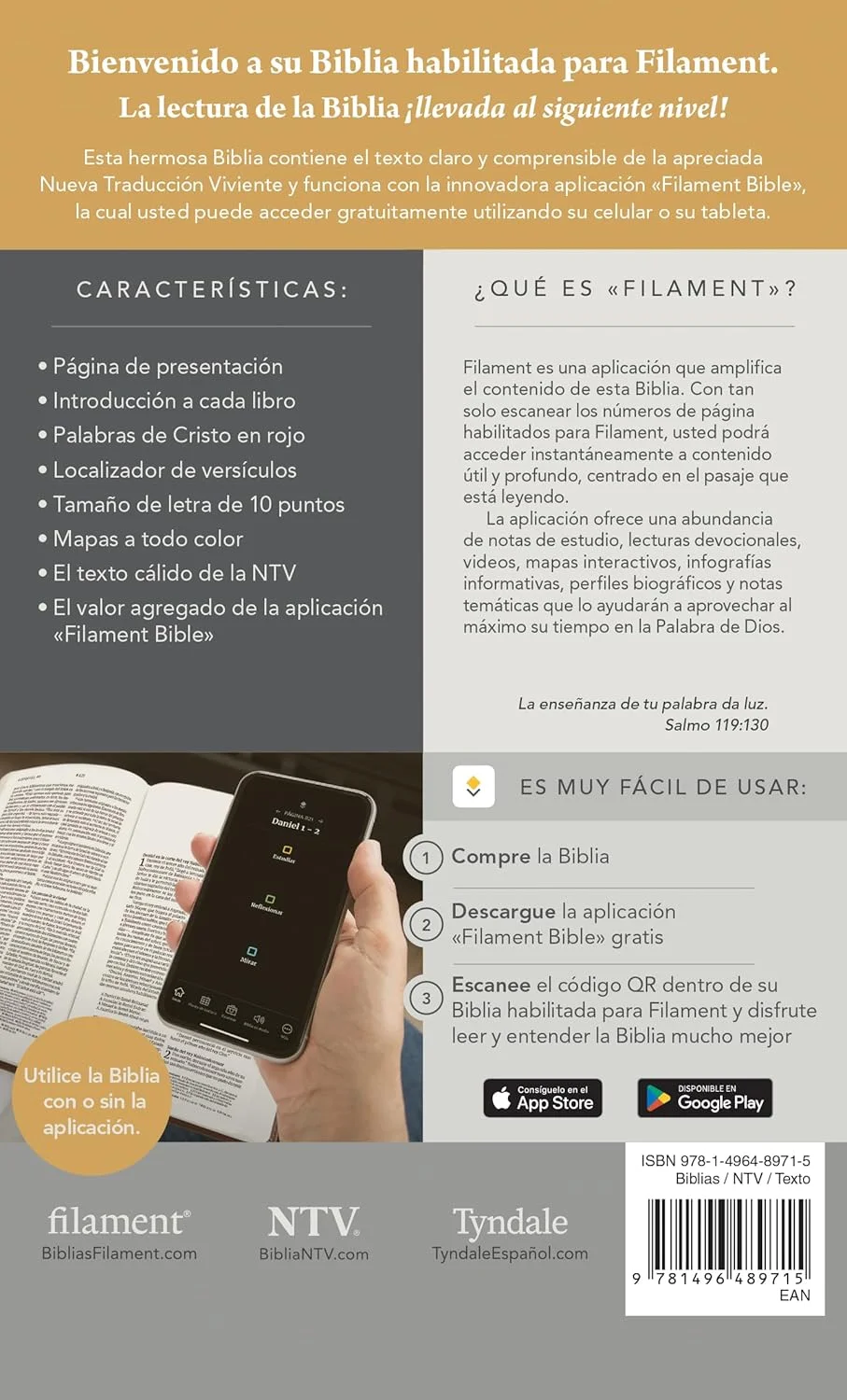 Biblia NTV Letra Grande Compacta con Cierre de mujer - Image 3