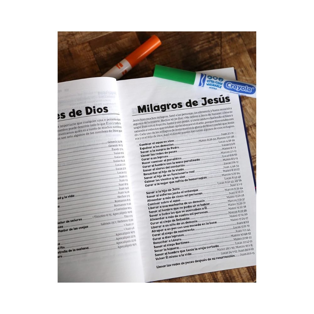 Biblia para Niños – NVI – Azul Naranja - Image 4