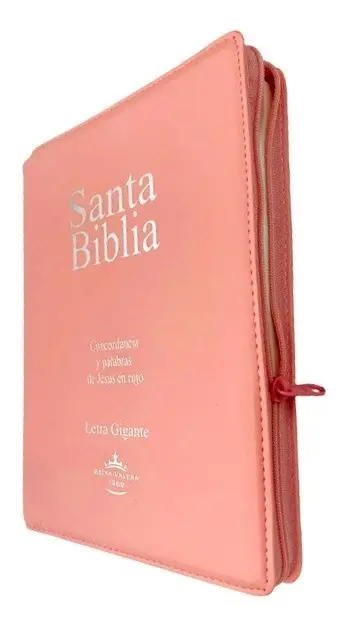 Biblia RV1960 Letra Gigante Cierre, Rosa - Image 2