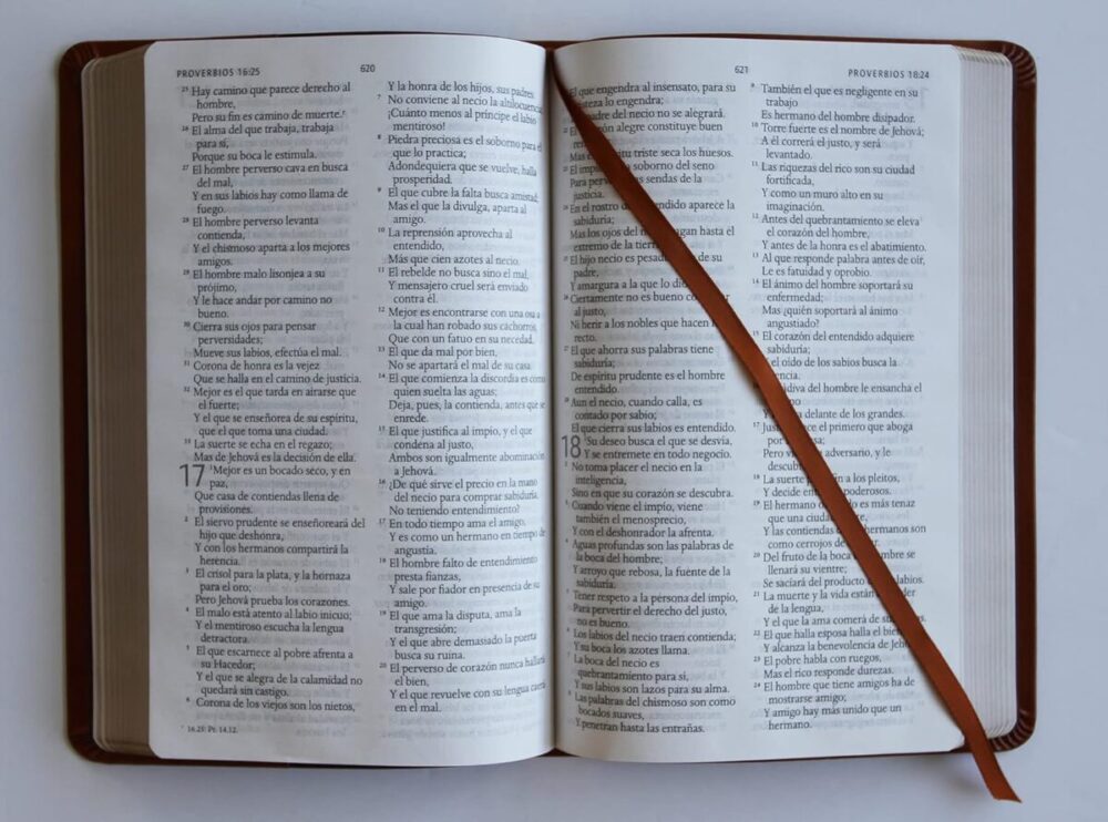Biblia RV1960 letra grande tamaño manual, con nombres de Dios - Image 5