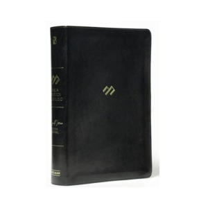 Biblia tematica de estudio, negro símil piel - NBLA