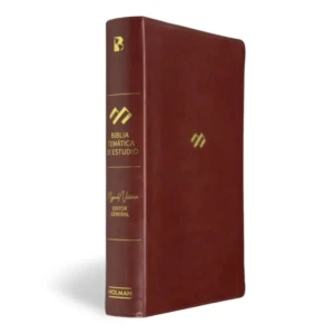 Biblia temática de estudio NBLA – color café símil piel