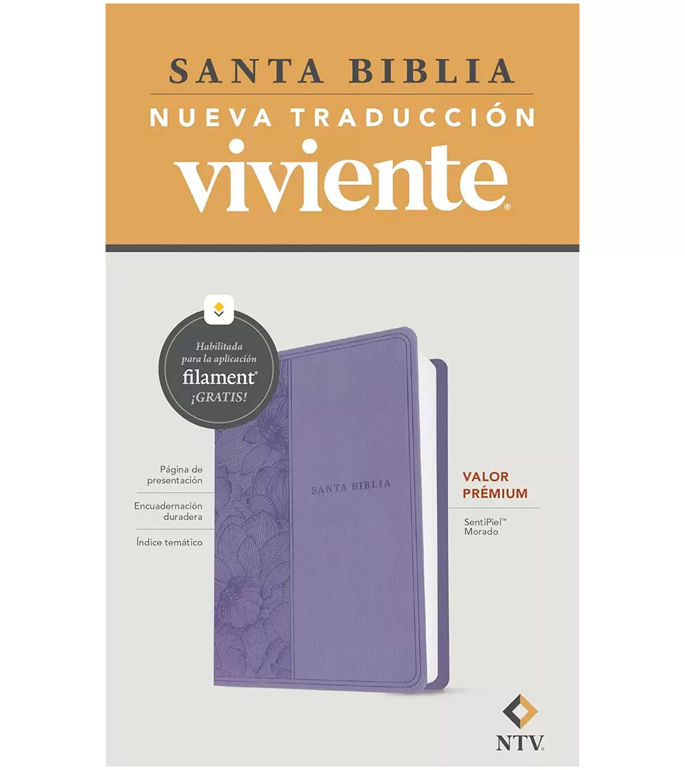 Biblia ultra fina NTV – Senti Piel Morado - Image 2