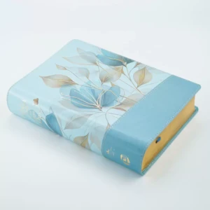 Biblia de la mujer conforme al corazon de Dios RV1960, duotono con petalos