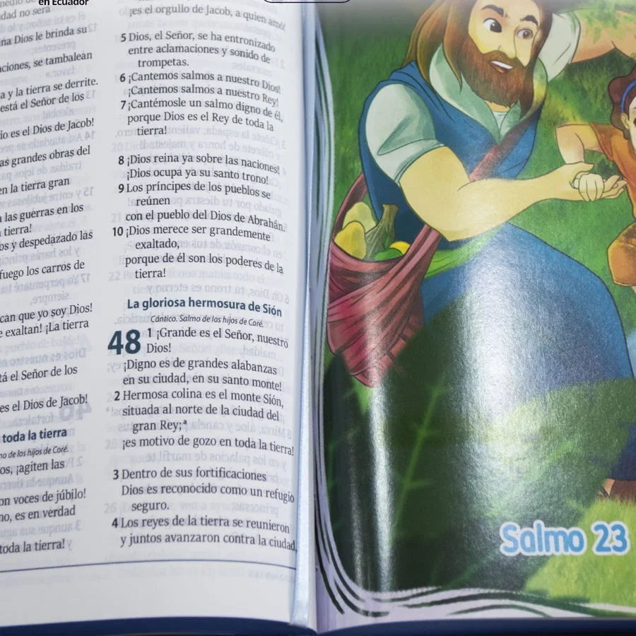 Biblia Valientes niños azul, cierre. RVC - Image 3