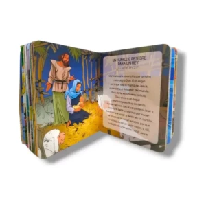 Biblia valijita hojas de cartón y manija