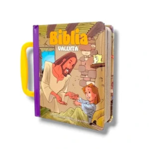 Biblia valijita hojas de cartón y manija