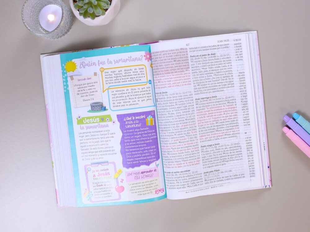 Biblia de Promesas NTV Para Niñas – Tapa dura Rosa - Image 4