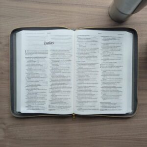 biblia ultrafina ntv, letra grande de zíper con filament