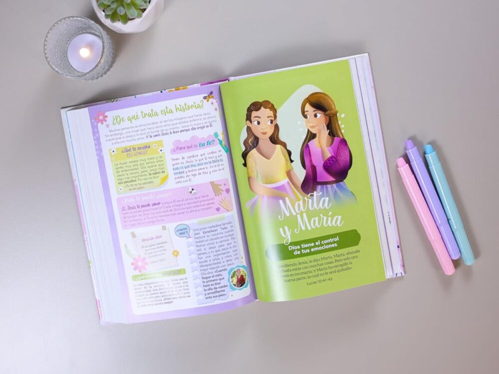 Biblia de Promesas NTV Para Niñas – Tapa dura Rosa - Image 2