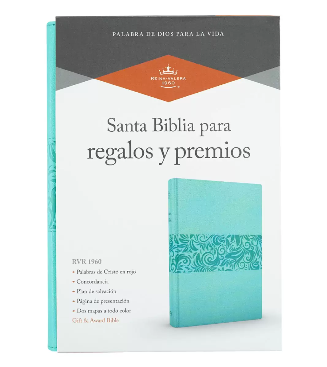 Biblia RV1960 Para Regalos y Premios – Simil Piel Turquesa - Image 2