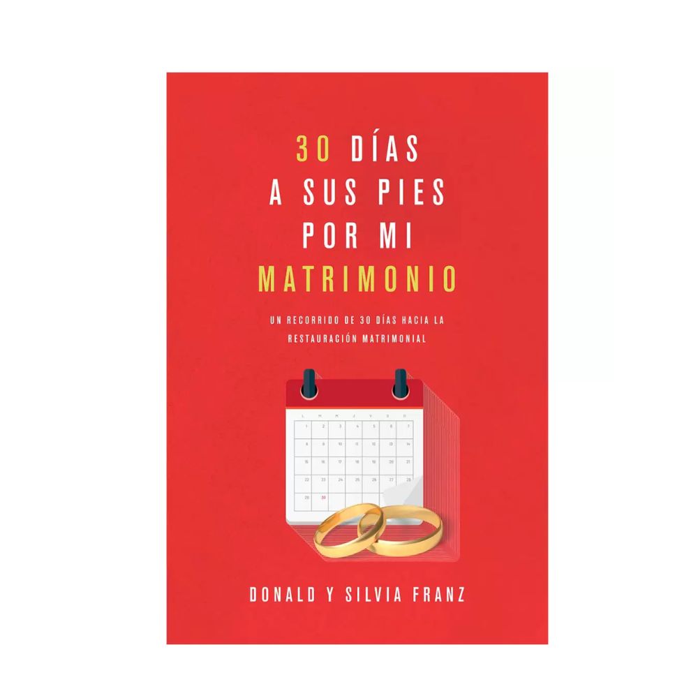 Libro 30 días a sus pies por mi matrimonio cristianos