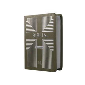 Biblia Reina Valera Contemporánea Chica Letra Grande Imitación Piel Verde-Marrón