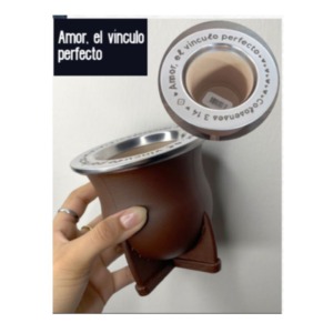 Mate PVC grabado