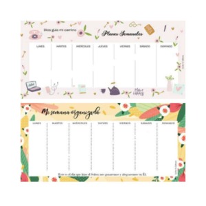 Organizador semanal imantado