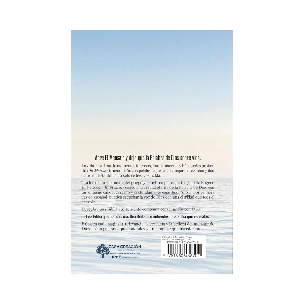Biblia El Mensaje (Tapa dura, Ocean Blue) - Image 3