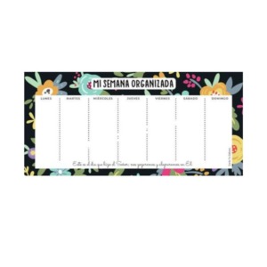 Organizador semanal imantado