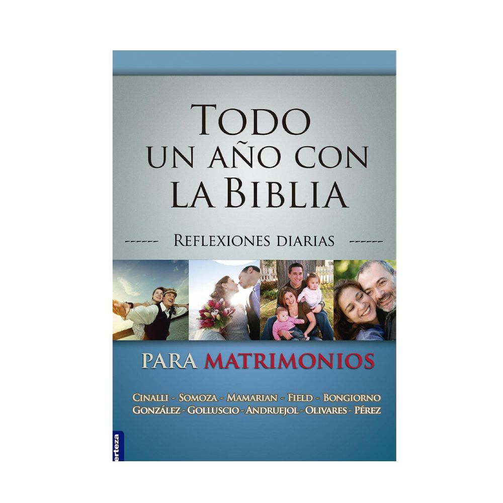 Libro devocional Todo un año con la Biblia Reflexiones diarias para matrimonios, certeza
