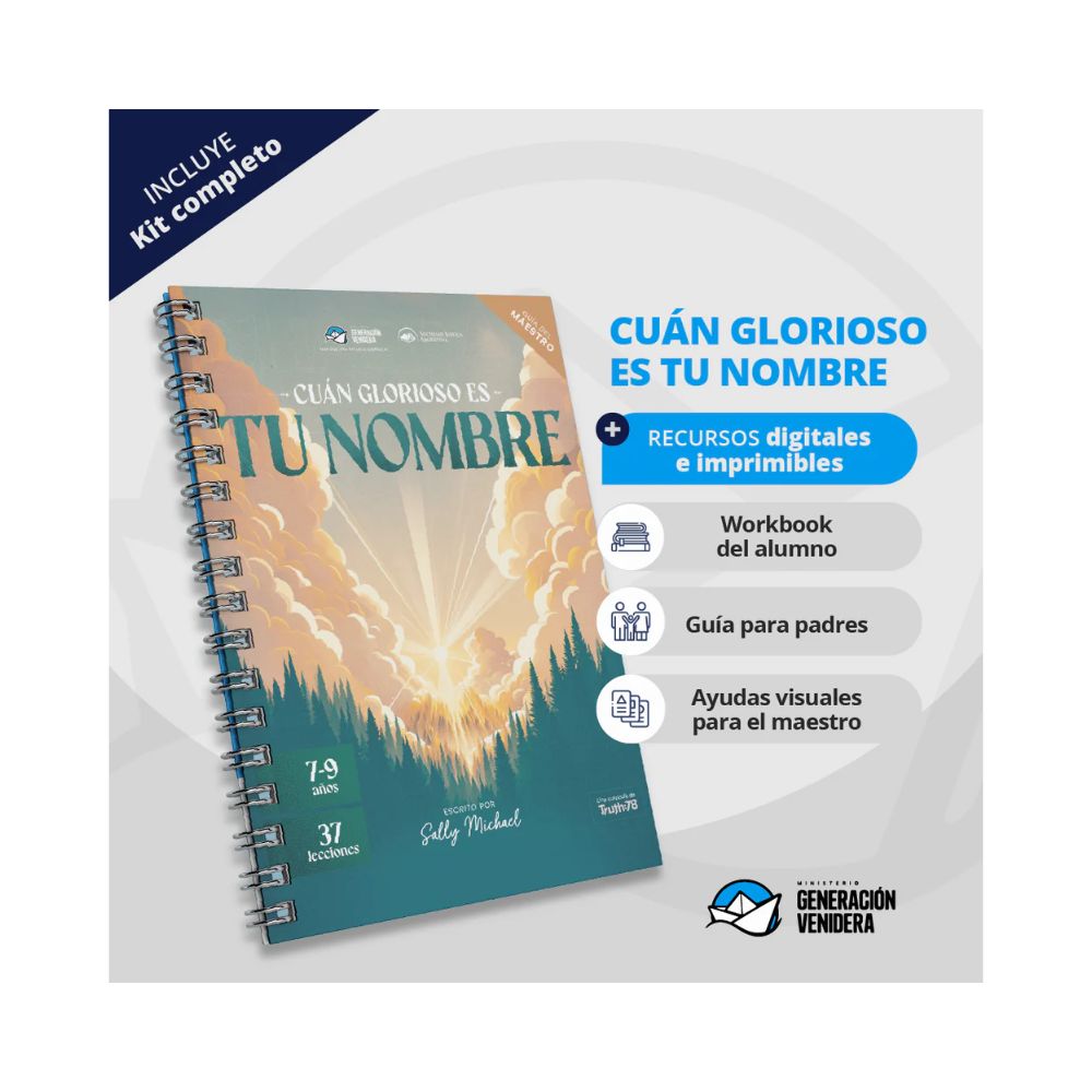 ¡Cuán glorioso es Tu nombre! – Kit de escuela bíblica para niños cristianos