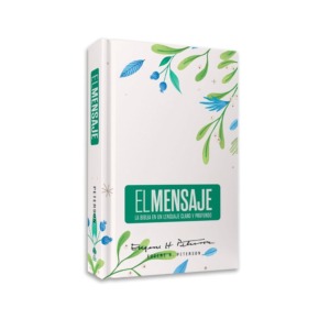Biblia El Mensaje TD Verde Floral