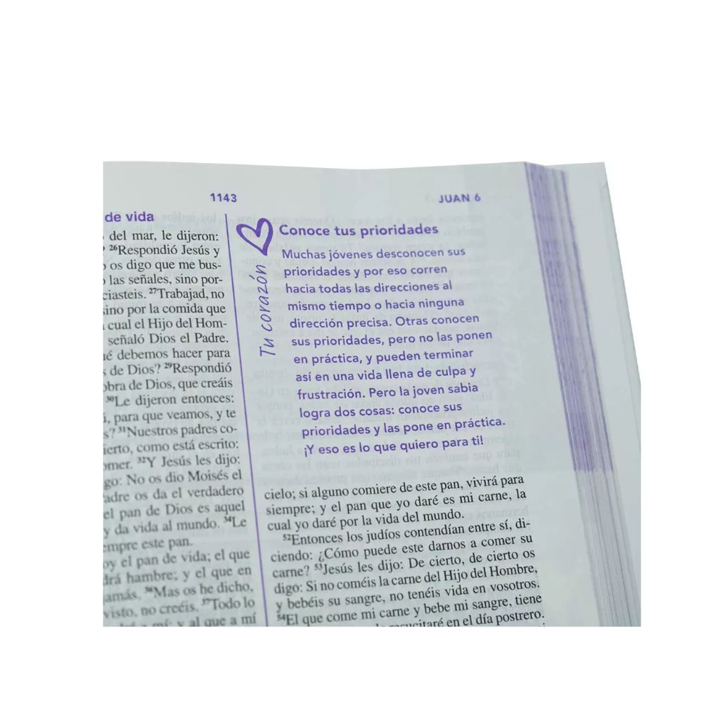 Biblia de una joven conforme al corazón de Dios - RV1960 - Image 4
