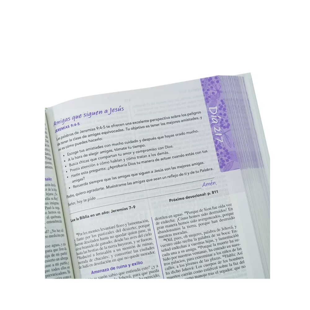 Biblia de una joven conforme al corazón de Dios - RV1960 - Image 3