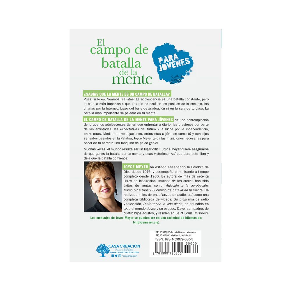 El campo de batalla de la mente para jóvenes - Joyce Meyer - Image 2