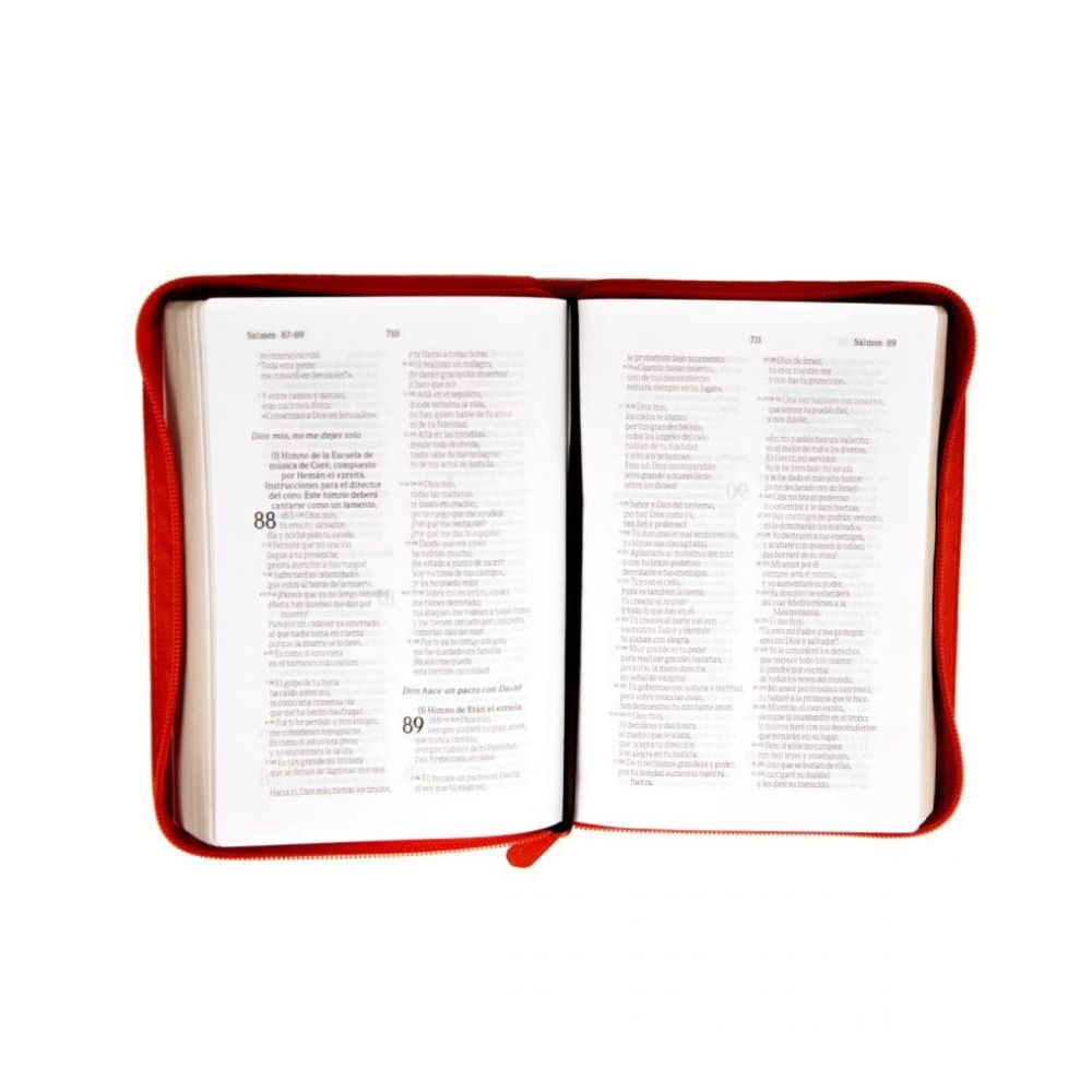 Biblia manual naranja con cierre TLA - Image 3