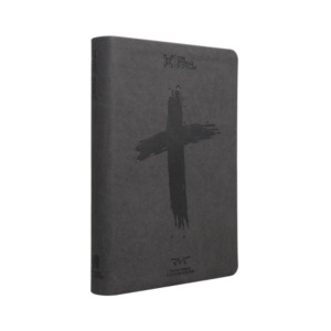 Biblia RVC Letra Grande Imitación Piel color Gris